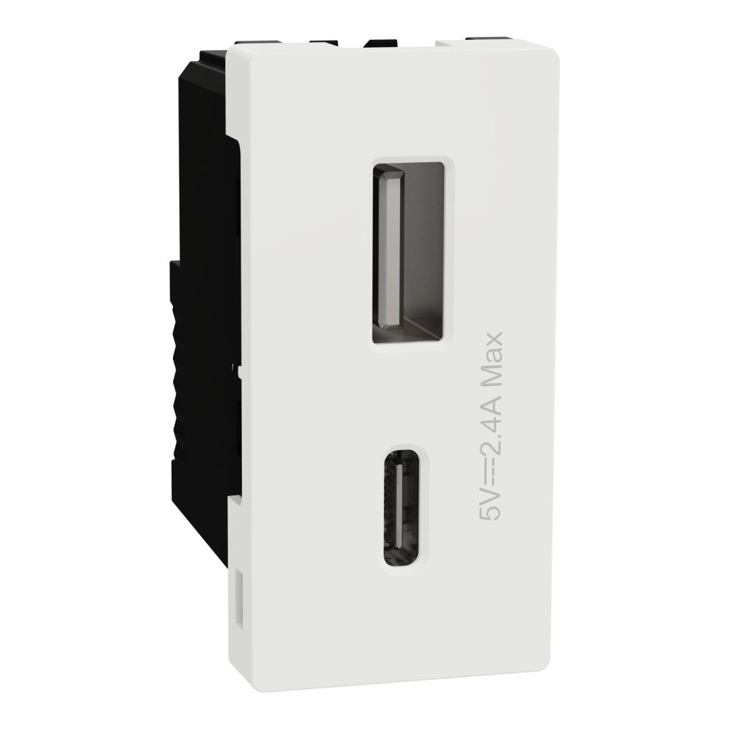 لقمه بريزه USB شنايدر ميلوز TAYPE A